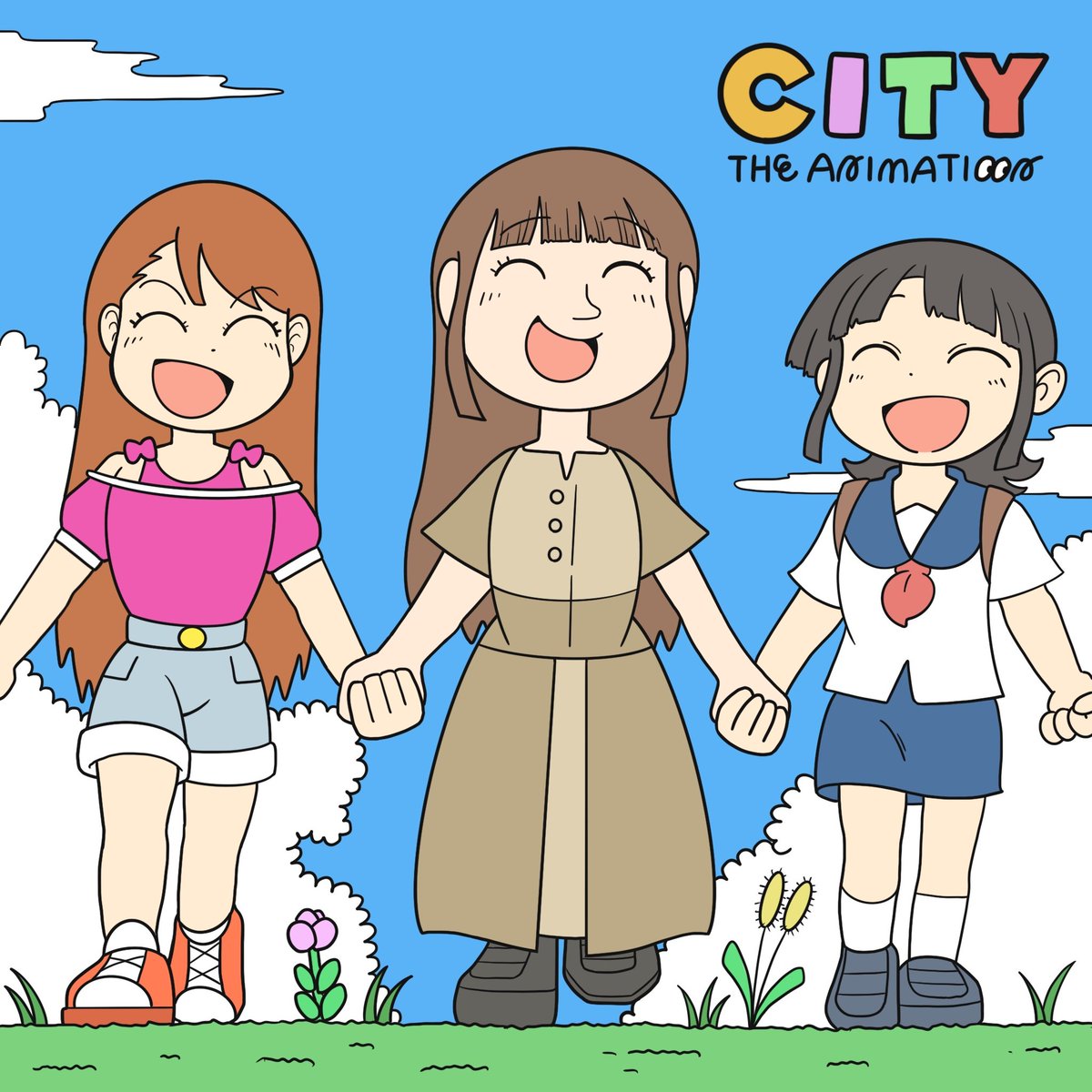 #七瀬彩夏 さん
大分遅いですが、3rdシングル発売、おめでとうございます🎉
#citytheanimation
も面白かったー🤣

CITYの世界に七瀬さんと、まつりと、あげはさんがいたら…というイラストです🎨

#真壁まつり
#聖あげは 
#キュアバタフライ 
#プリキュア