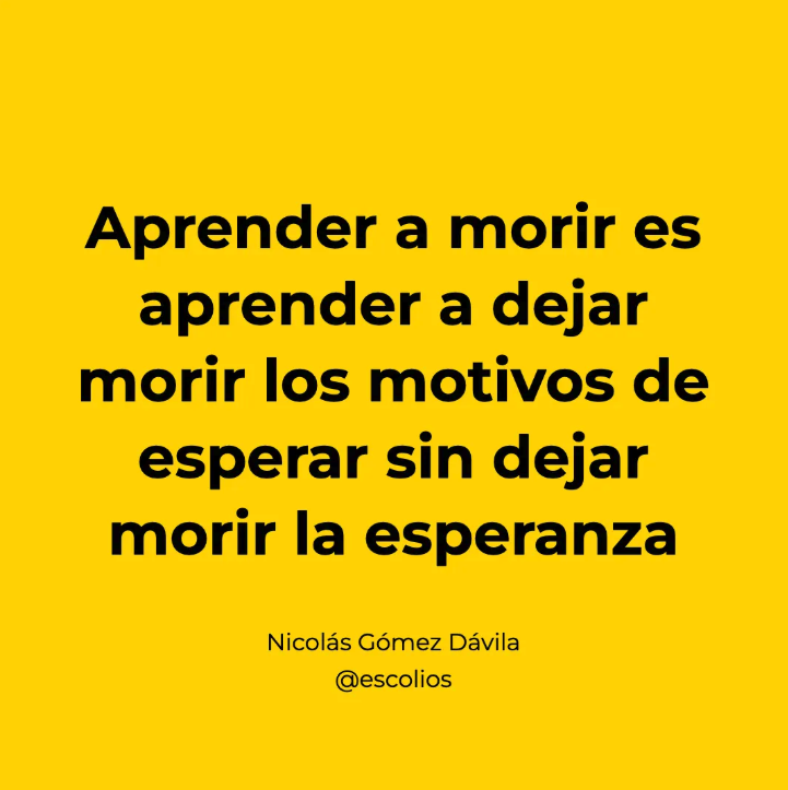 Nicolás Gómez Dávila. #NGD tweet media