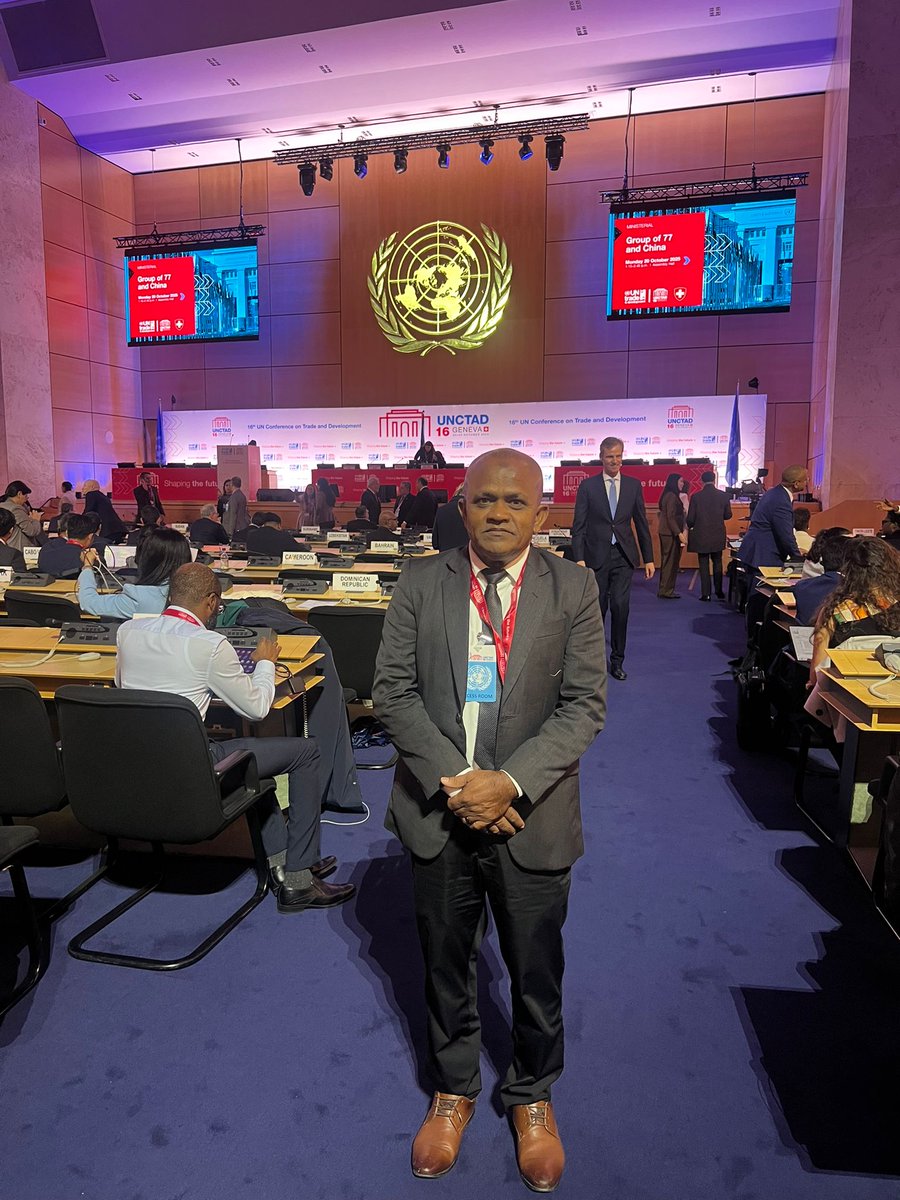 MSS MD Ahmed Shareef represented MSS at the Opening of the 16th session of UNCTAD hosted at Geneva. From 20-23 Oct, over 2000 leaders &amp; change-makers from over 100 countries unite to shape the future of global trade, investment, development, and the digital economy #unctad16