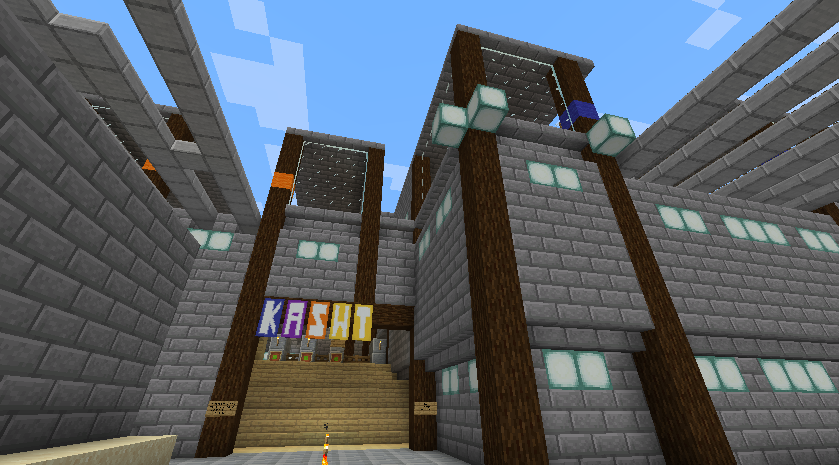 Newtonserver's tweet photo. 門道港駅のリニューアル工事が完了しました。
周りに合わせ、石レンガで建築しました。

#マインクラフト
#マイクラ 
#minecraft https://t.co/lsMKeTXF9b