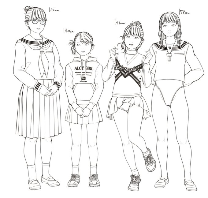 素描、C1さん四種盛り 