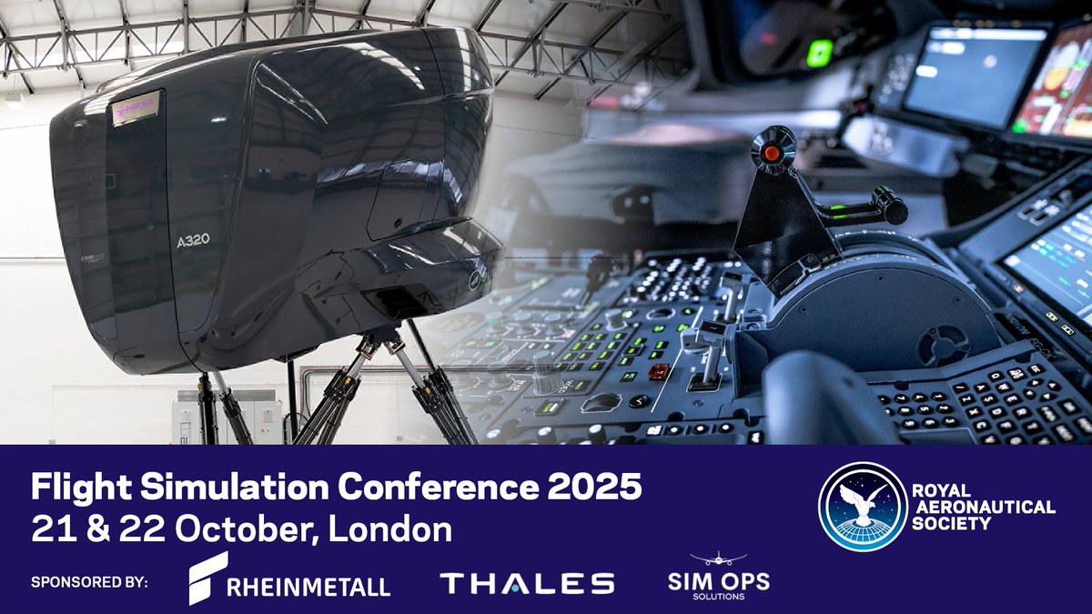 We’re at the RAeS Flight Simulation Conference 2025 today at the Royal Aeronautical Society Headquarters in London. Great to be part of the discussions shaping the future of flight simulation and training technology.
#RAeSFlightSimConf <a href="/AeroSociety/">Royal Aeronautical Society</a>
