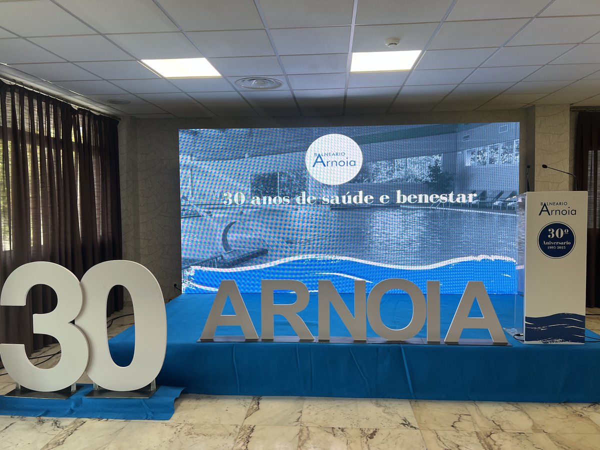 💧 The Arnoia Spa, certified with the #GaliciaCalidade seal, celebrated its 30th anniversary.

♨️ Three decades of history that reflect Caldaria Hotels and Spas’ commitment to quality, well-being, and Galician thermal culture.

<a href="/Turgalicia/">Turismo de Galicia</a> #ConSeloGaliciaCalidade
