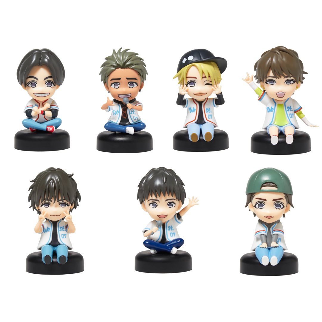 なにわ指人形 ➡︎50mm 各800円 ・SnowManソフビ ➡︎？cm 各1,800円