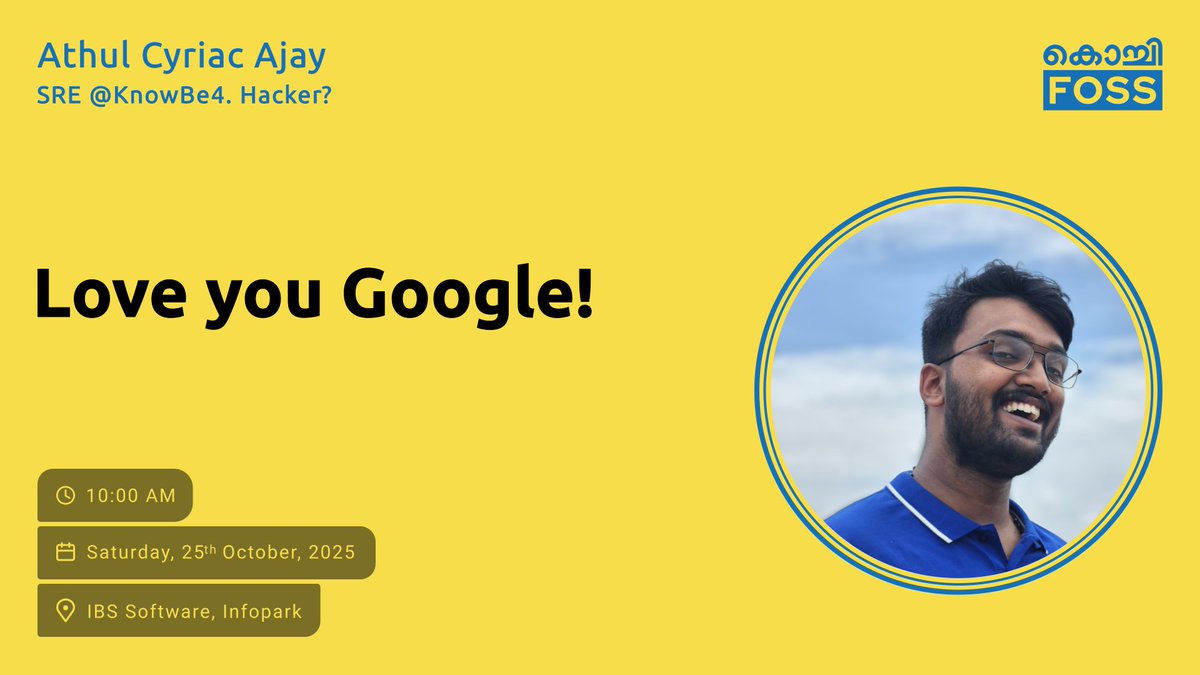 Kochi FOSS Meetups tweet media