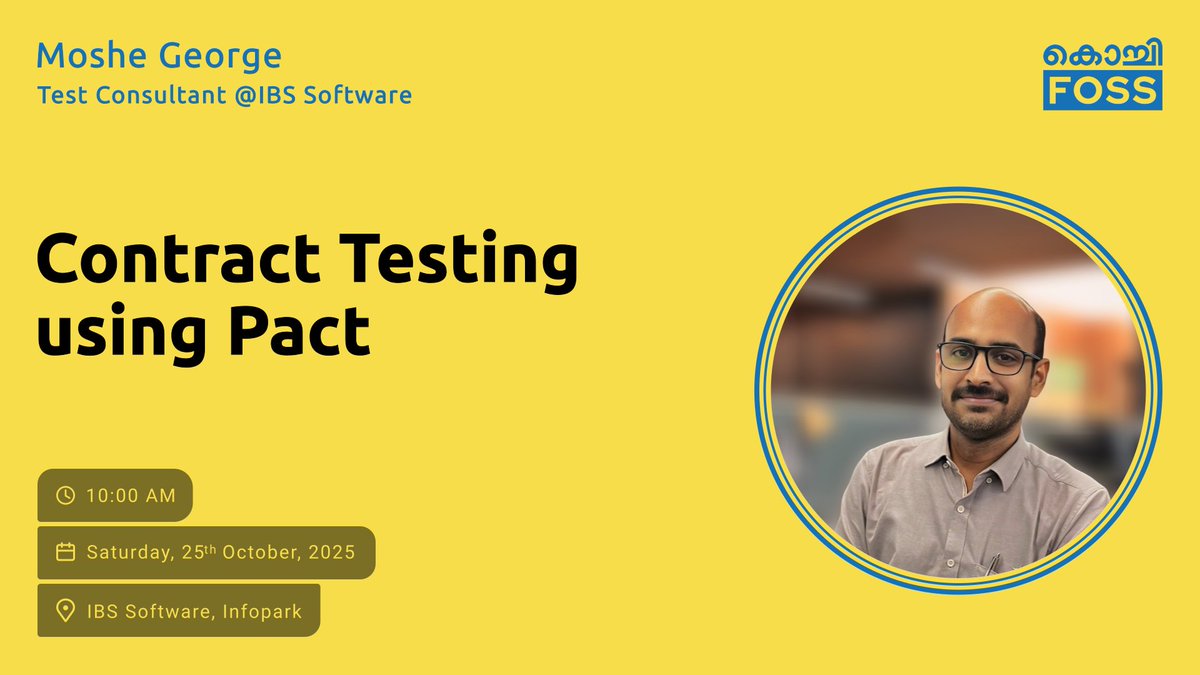 Kochi FOSS Meetups tweet media