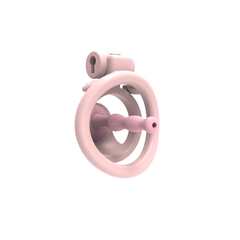 #贞操锁
点赞评论转发抽2套双生锁噢~
戴上以后就更像女孩子辣！
导尿管和贞操锁连体设计，尿尿只能从小穴中流出，真是太涩情了🥵