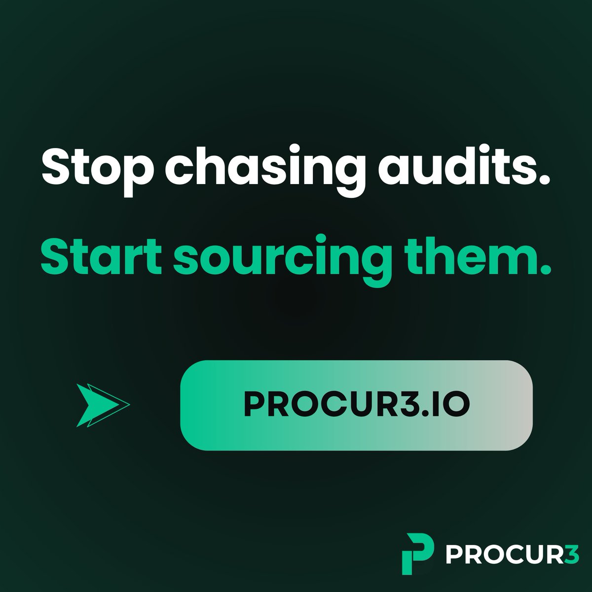 procur3's tweet image. Stop chasing audits.

Start sourcing them.