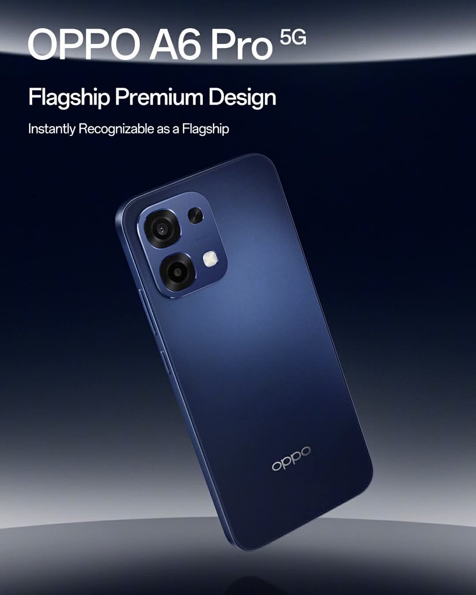 Jeastsolutions's tweet image. Order Now ✨️ Only 🚨 @jeastsolutions 

Are you ready for the A6 Pro? Sleek. Bold. Instantly iconic. The OPPO A6 Pro redefines premium design. 

#OPPOA6Pro #OPPOKenya #oppoaseries 
#TapIntoAI #Oppo #oppo_kenya #Jeastsolutions