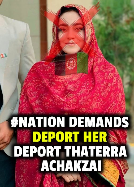 cutehunmee's tweet photo. تاتیرہ اچکزئی کو افغانستان اتنا پیارا ہے تو اسے اب افغانستان جانا ہوگا۔جہاں وہ آزادئ اظہار کے حق کا استعمال آزادئ سے کرسکتی ہیں اپنے والد محترم کو بھی اگر ساتھ لے جائیں تو احسان ہوگا
افغانستان کی پارلیمنٹ ولسی جرگہ میں با آسانی اسے قائدِ حزبِ اختلاف بنوا سکتی ہے👋
#ExpelThaterra https://t.co/k28CDSVChp