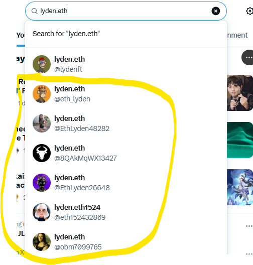 I used to provide a lot of fruitful information back then, but it seems like that the hype has caught some scammers to copy my name &amp; try luring people into sending them money, <a href="/lydenft/">lyden.eth</a> IS MY ONLY X account. Please report the rest of these users.