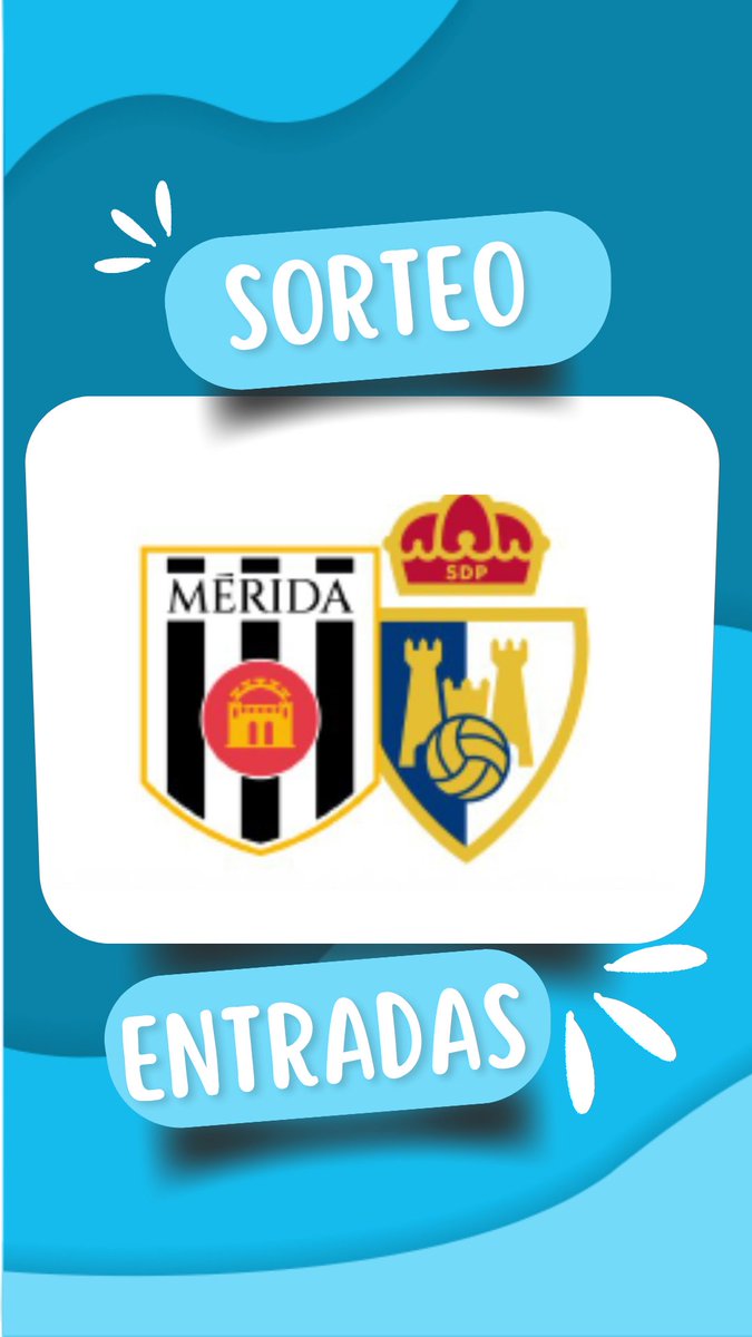 ¿Quieres participar en nuestro sorteo de entradas para el partido <a href="/Merida_AD/">A.D. Mérida</a>
- <a href="/SDP_1922/">SD Ponferradina SAD</a>?

Participa desde nuestro Instagram.

instagram.com/p/DQEDfgcCBE2/…