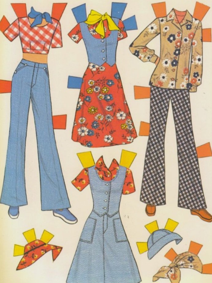 dineen20dineen's tweet image. Childhood memories the cutout clothes