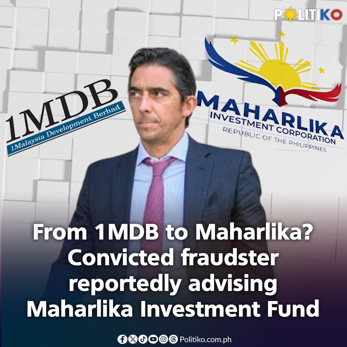 Politiko (@politiko_ph) on Twitter photo A Swiss-British executive convicted of embezzling more than US $1.8 billion from Malaysia’s scandal-tainted 1Malaysia Development Berhad (1MDB) fund has reportedly resurfaced in Manila — this time as a consultant for the Maharlika Investment Corporation (MIC), the manager of the A Swiss-British executive convicted of embezzling more than US $1.8 billion from Malaysia’s scandal-tainted 1Malaysia Development Berhad (1MDB) fund has reportedly resurfaced in Manila — this time as a consultant for the Maharlika Investment Corporation (MIC), the manager of the