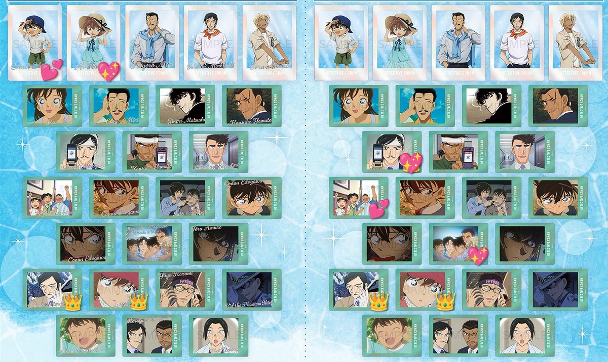 名探偵コナン ぱしゃこれクリア

小五郎、蘭☆、風見、安室、白鳥、大和⇔👑>💖>💕(各1)と交換いただける方いらっしゃいましたらお願い致します。♦️は箔との交換のみ、N2⇔箔も可能です。☆は初期難有り(画像2参照)
※恐縮ですが💕は優先度が低い為👑or💖を含む2:2〜、⭐️は👑との交換希望
↓