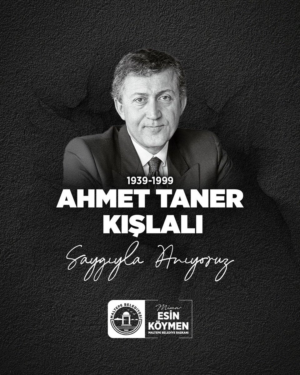 Cumhuriyet’in kazanımlarını ve Atatürk’ü yaşamının her alanında savunan; milletvekilliği ve bakanlık görevlerinde bulunan, gazeteci ve bilim insanı Prof. Dr. Ahmet Taner Kışlalı’yı katledilişinin yıl dönümünde saygıyla anıyorum.