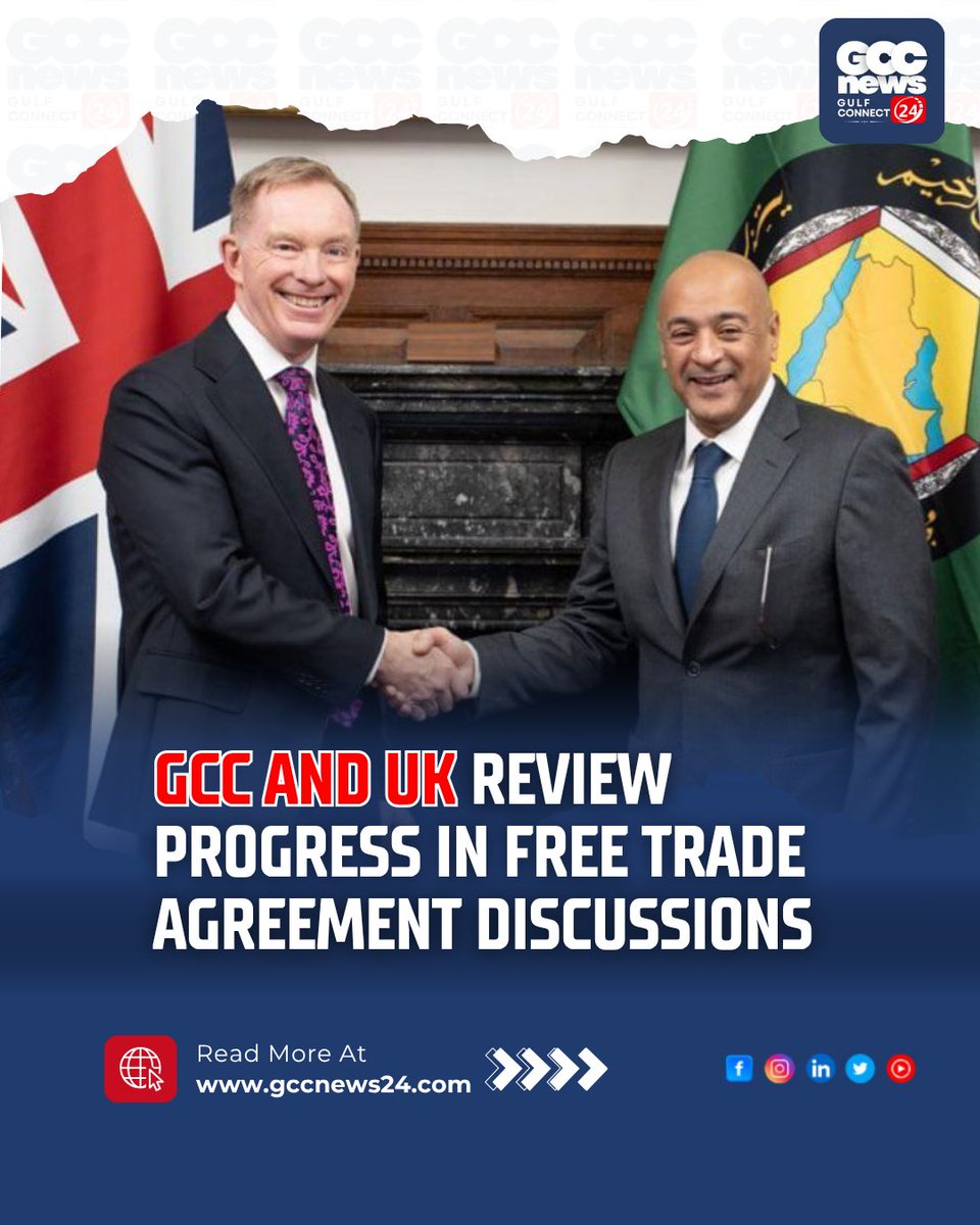 gccn24's tweet image. GCC and UK review progress on Free Trade Agreement talks to boost trade & innovation partnership.
.
Read more: gccnews24.com/gcc-uk-review-…
.
#GCCUKFTA #TradeTalks #EconomicGrowth
