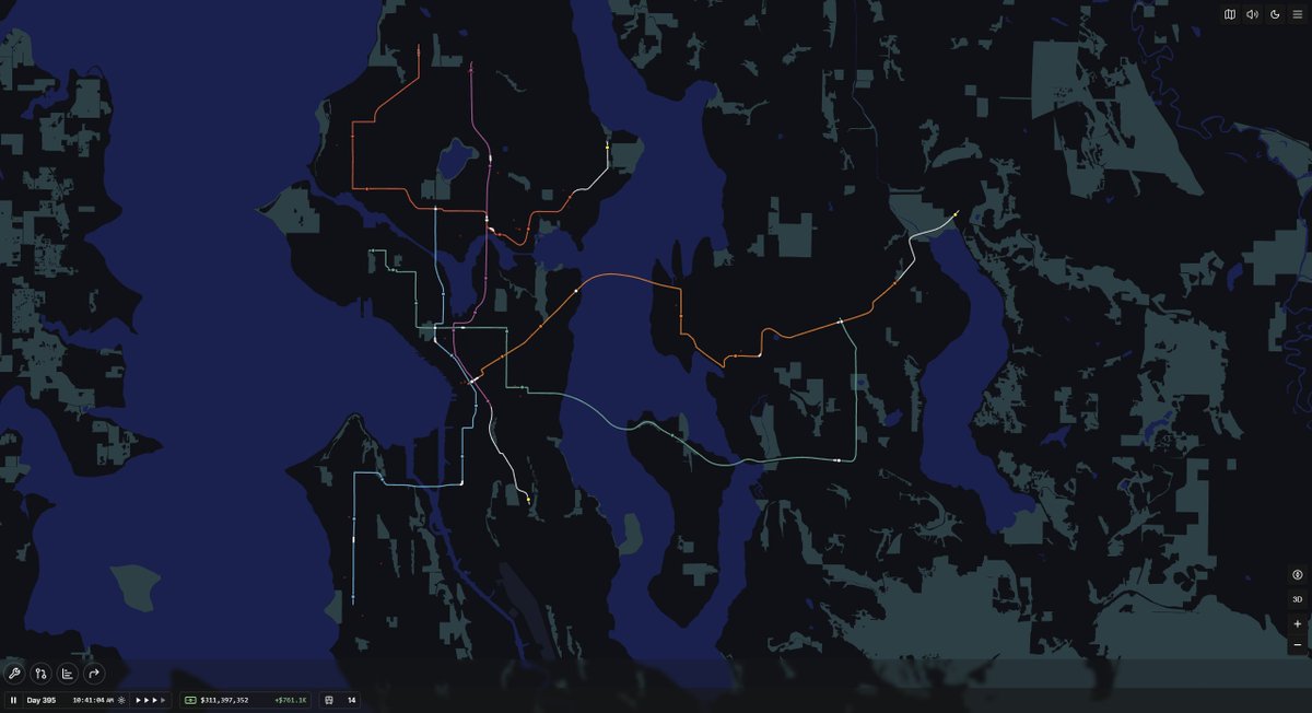 too addicted to subway builder to finish unpacking from my move 💅