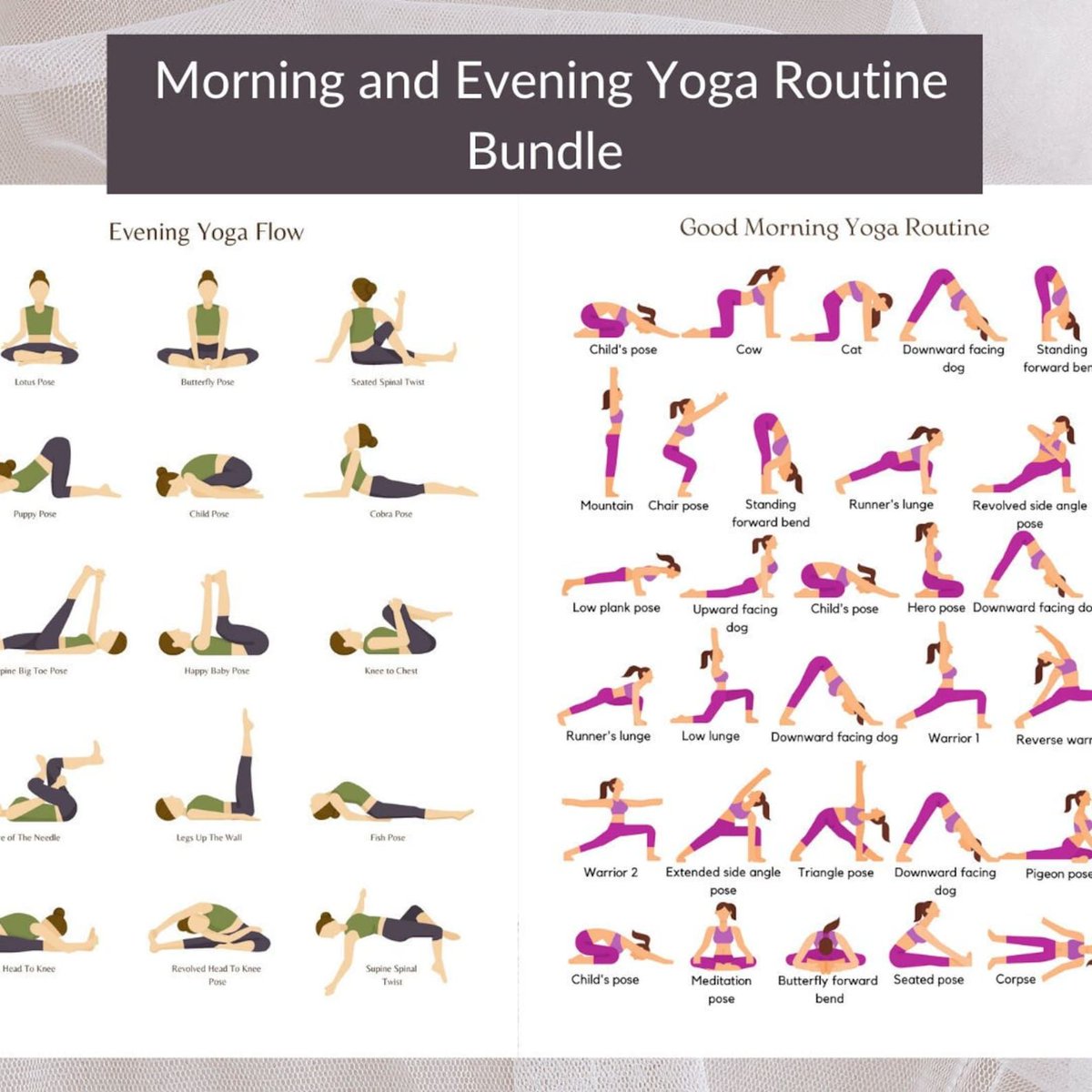 PerformanceJRNL's tweet image. ️ Rise &amp;amp; unwind with yoga! ‍️ Your daily dose of calm, morning &amp;amp; night.  #yoga #mindfulness