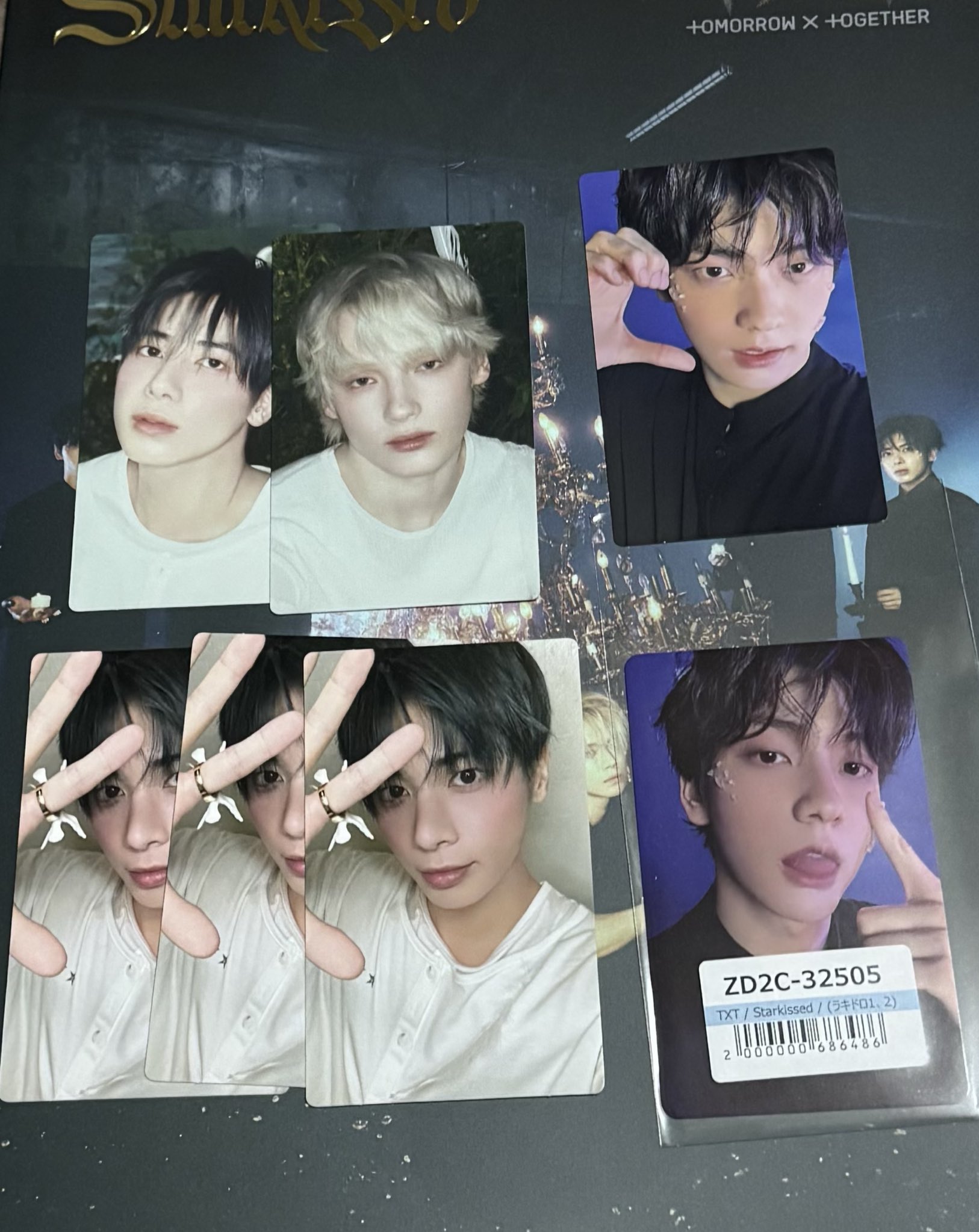 TXT StarKissed ラキドロ ヨンジュン タワレコ HMV 楽天 Starkissed