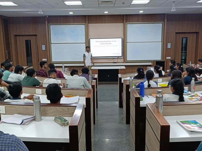 mayurbadgujar36's tweet image. Absolutely thrilled to have shared a workshop on "The Behind the Scenes of React" with my own classmates, over 70+ enthusiastic Third Year Computer Science peers! The energy in our classroom was amazing.
Full Context : linkedin.com/posts/mayurbad…