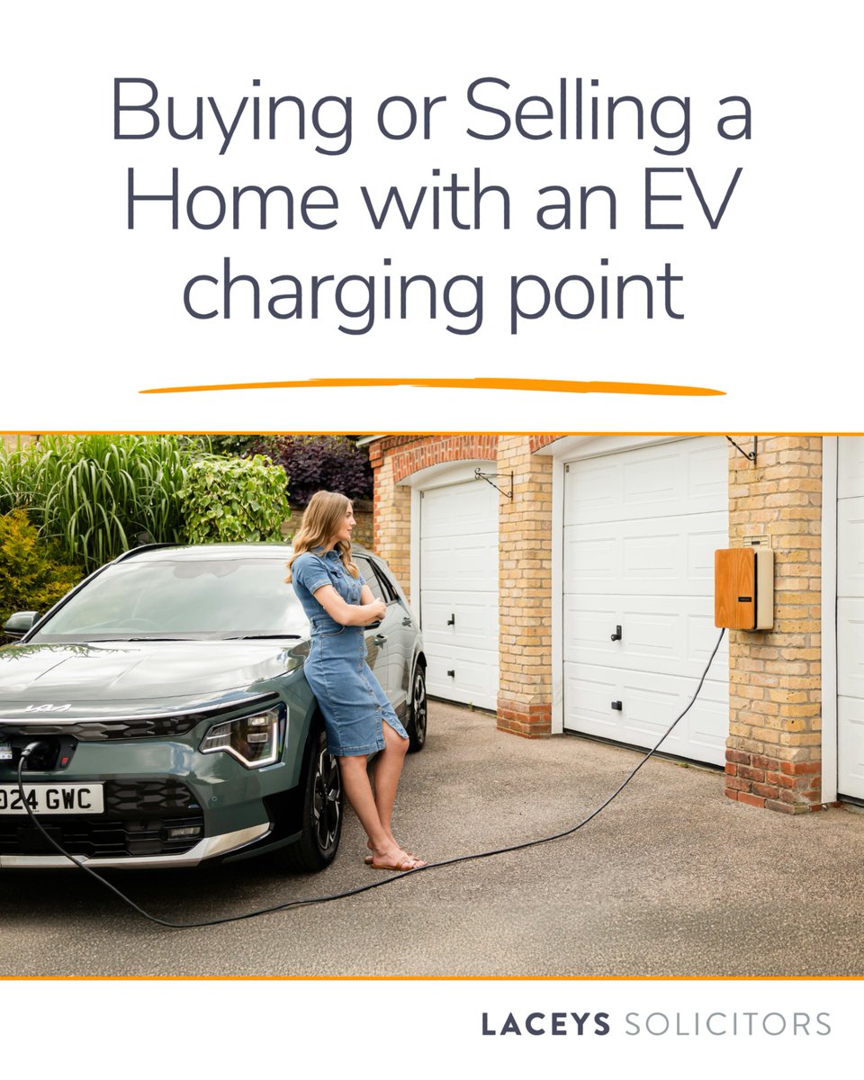 Buying or selling a home with an electric vehicle (EV) charging point?

Here are some key legal considerations you need to be aware of... bit.ly/48syOnD

#electriccar #evcharging #solicitors #legaladvice #solicitor