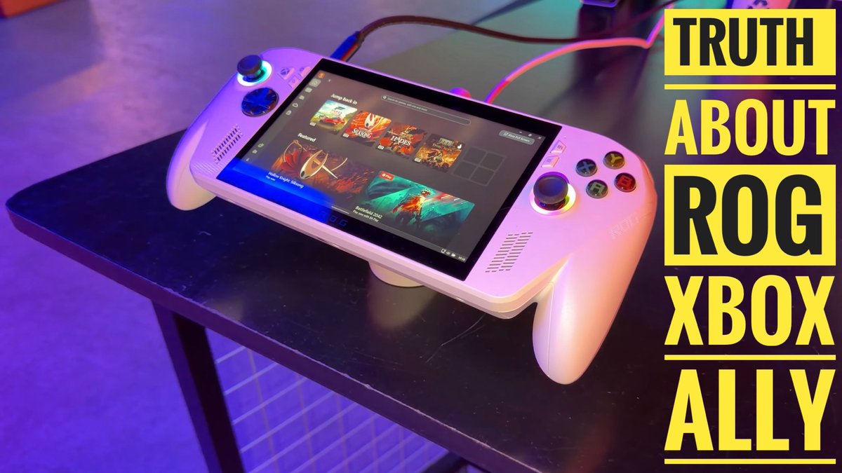 TechJamo's tweet image. New Video Out!

Does the £499 ROG Xbox Ally even make sense?

youtu.be/q1ZRYFoWVyA?si…

#RogXboxAlly