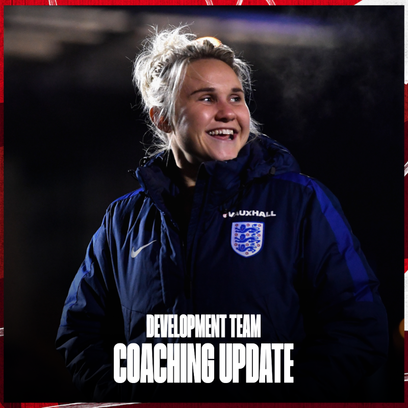 Lionesses's tweet photo. England Women's development team coaches confirmed for the 2025/26 season 💪