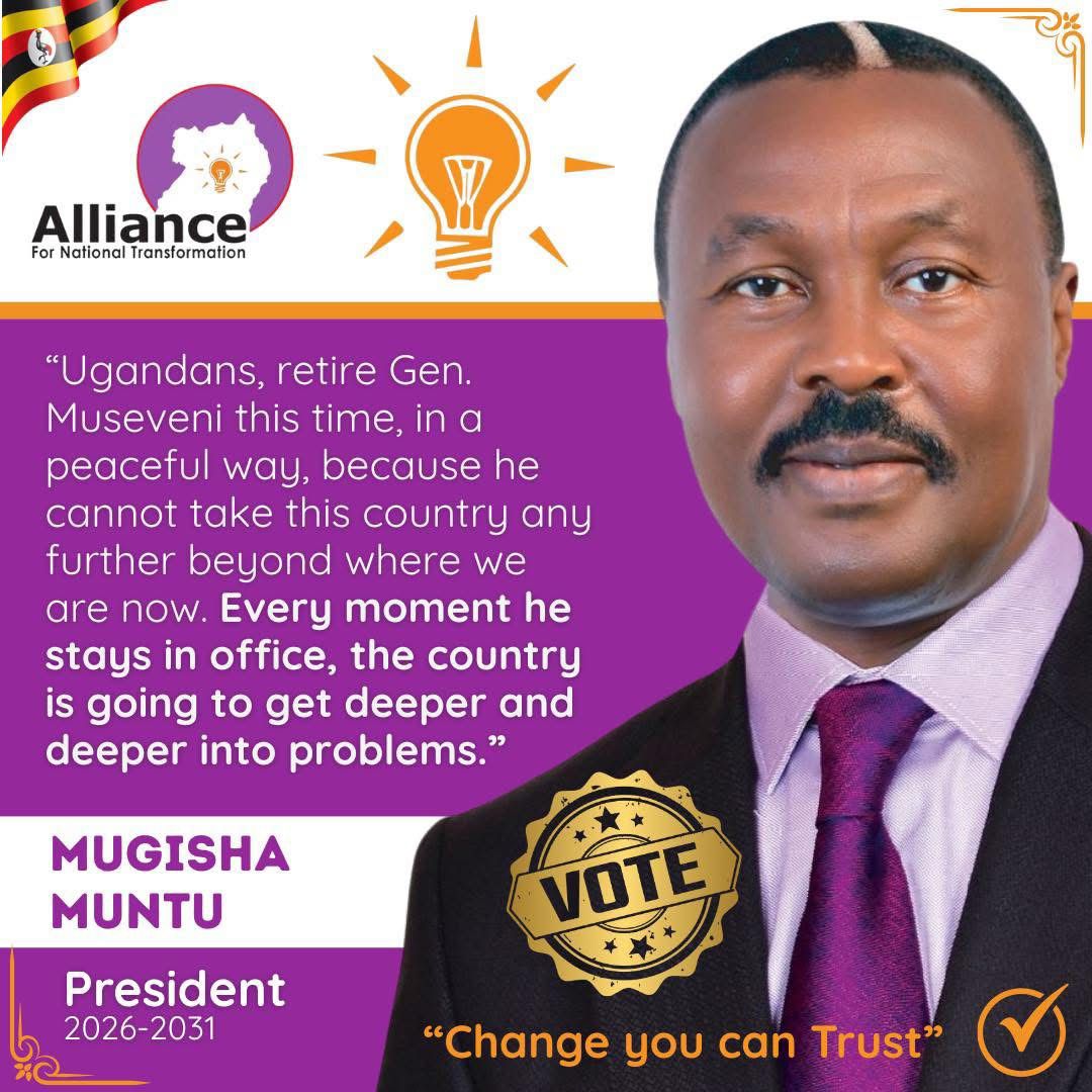 AllianceOnline1's tweet photo. “Ugandans, retirees Gen. Museveni this time, in a peaceful way, because he can not take this country any further beyond where we are now. Every Moment he stays in office, the country is going to get deeper and deeper into problems” Gen. Muntu
#Muntu4President https://t.co/txj6ANOAiQ