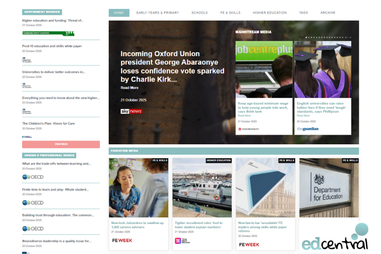 Catch up on all the latest #education news all in one place: edcentral.uk/ednews #EdNews #EdCentral