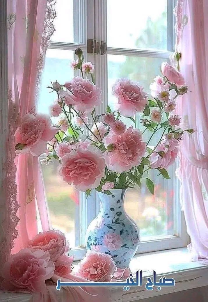 ـ صباح الخير،
 أما بعد "كُل سُبل الأرض لا تقف أمام خير أرادهُ الله لك، فاطمئن.♥