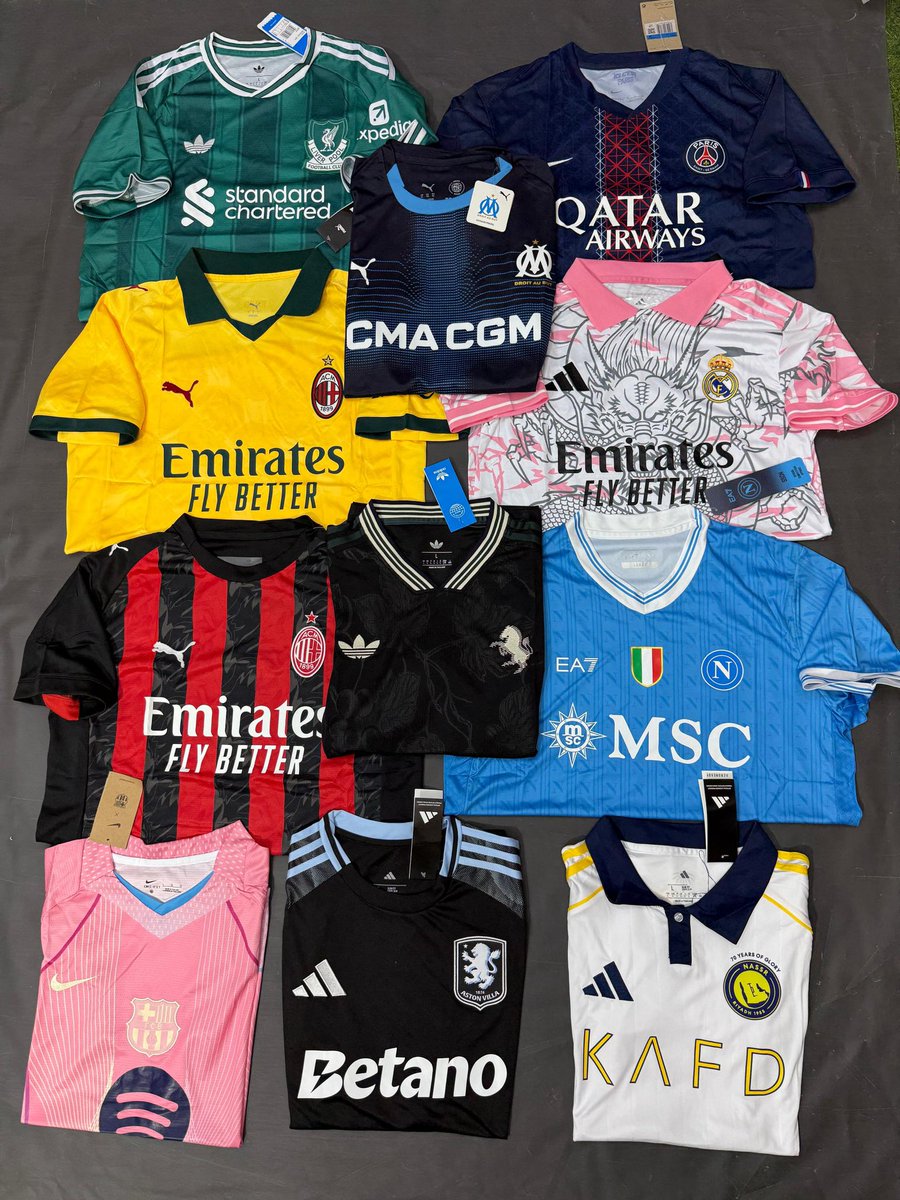 All Club Jerseys 

Price—— N14,000

Location—— Kaduna (Delivery Nationwide)

Call or WhatsApp—— 09036147053