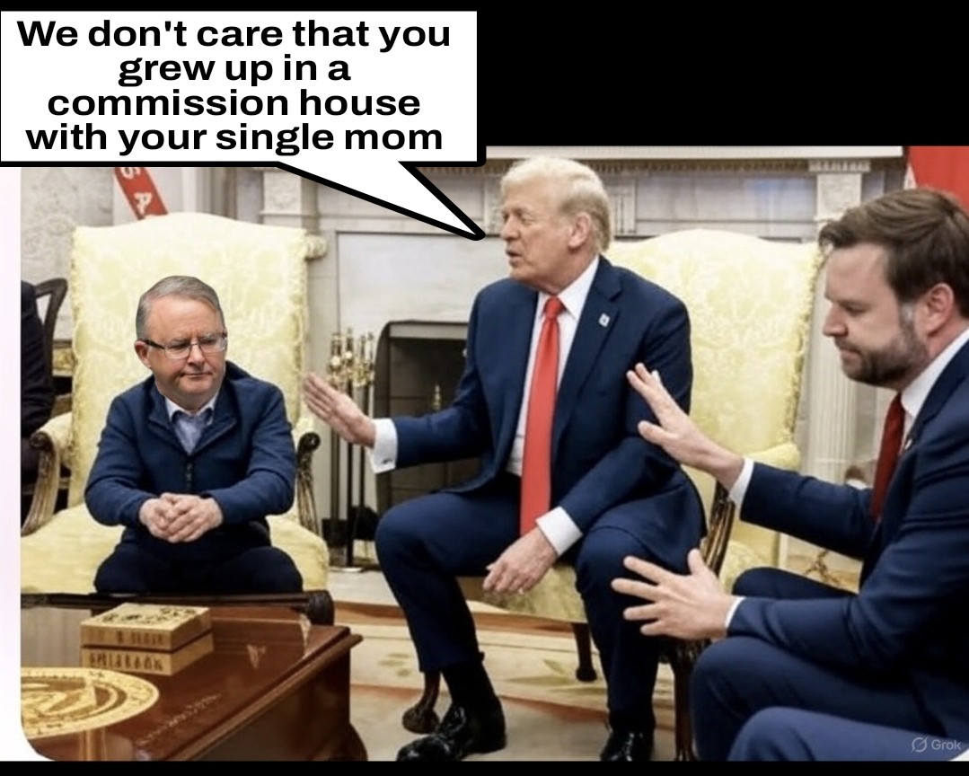 I wonder if he's said the line?