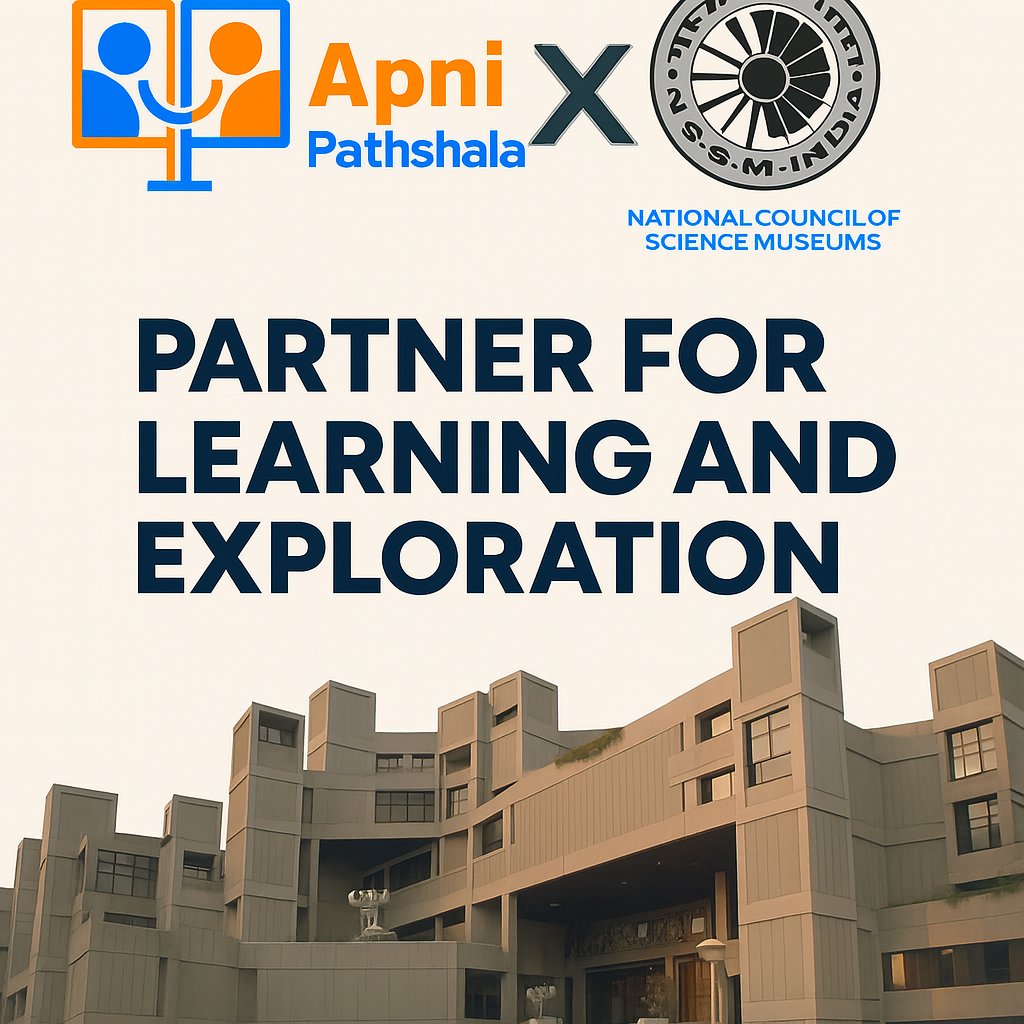 apnipathshala_'s tweet image. From small classrooms to the national stage — government school students are ready to shine.
Apni Pathshala × @ncsmgoi stand with every young mind exploring the future of Quantum Computing.
#NSS2025 #ApniPathshala #NCSM #DigitalIndia
