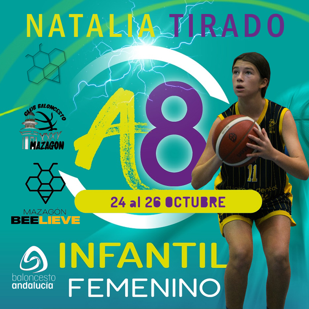 ➡️ Nuestra jugadora del infantil femenino 🐝, Natalia Tirado, representará a la Selección de Huelva en el campeonato de Andalucía 💚🤍💚

¡Mucha suerte y a disfrutar! 🥳