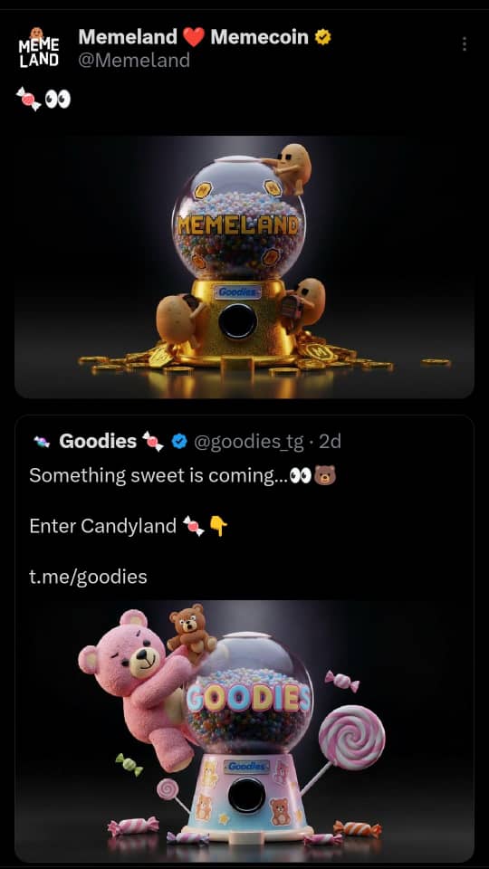 Seems like we Back to Telegram meta

Getgoodies🎁

t.me/getgoodies_bot…

Complete simple tasks*
Done

_Source:_ x.com/BoredApeYC/sta…