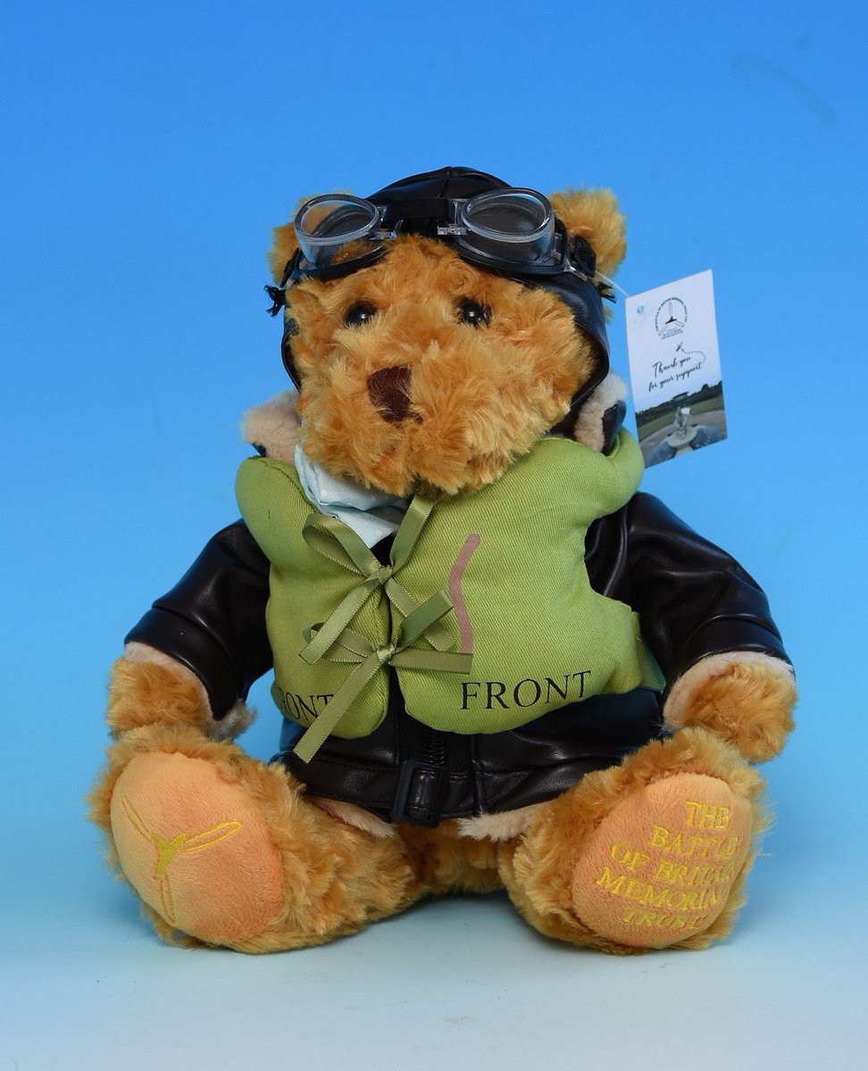 Bernard is on duty at the Memorial entrance, keeping watch in his flying gear 🐻✈️ 

He’s kitted out in his Irvin flying jacket, Mae West and goggles, ready to welcome visitors.

Adopt Bernard for £18 and make him a festive gift this Christmas: tinyurl.com/mr9y49nm