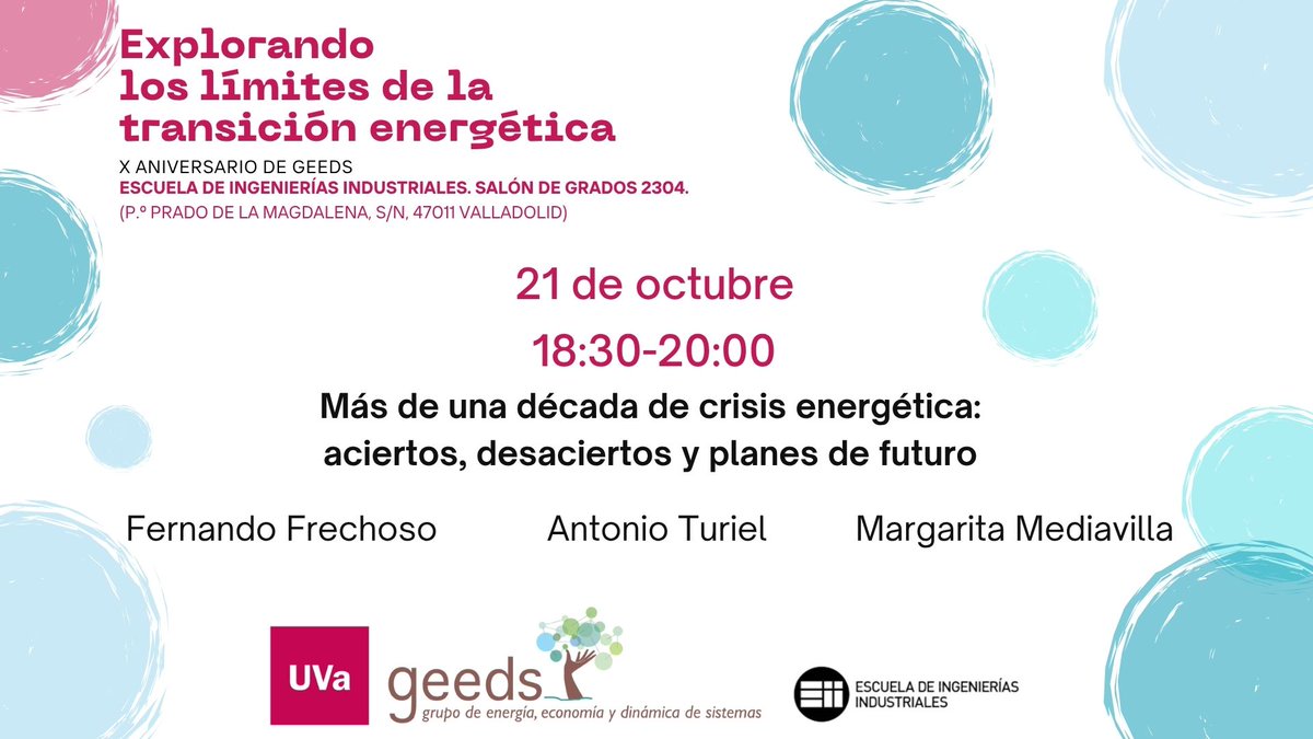 Grupo de Energía, Economía y Dinámica de Sistemas tweet media