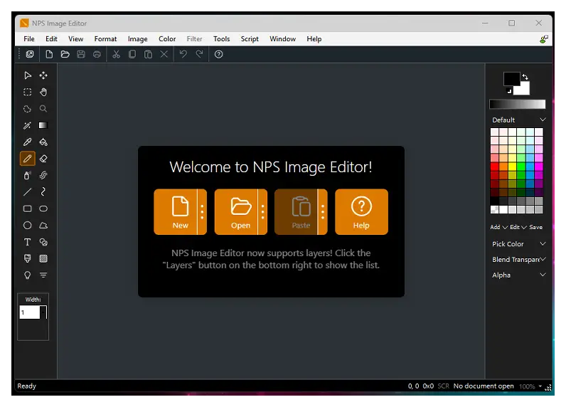 LoveFreeware's tweet image. NPS Image Editor  :  Ισχυρό πρόγραμμα επεξεργασίας εικόνων