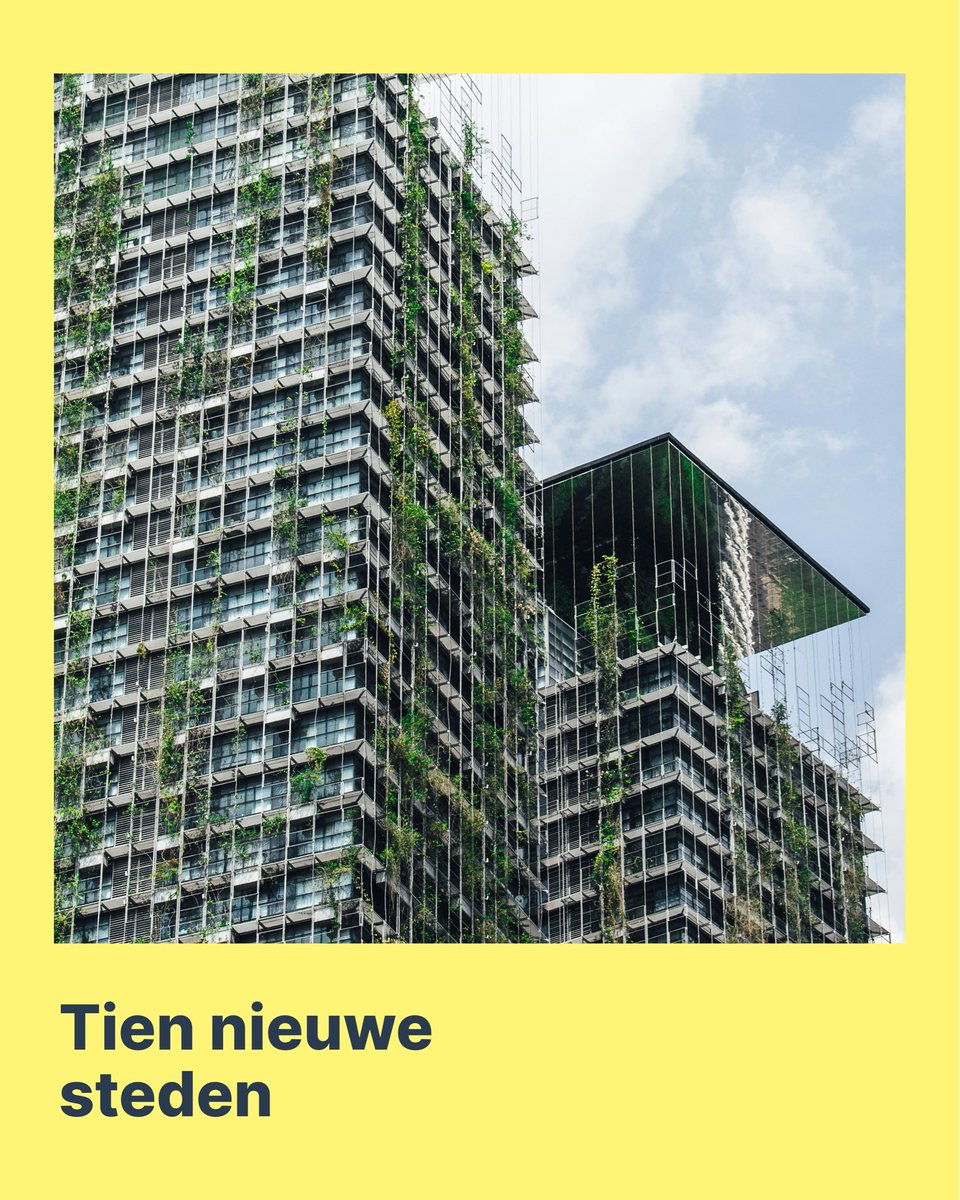 D66's tweet image. Een huis is meer dan een plek om te slapen. Het is de basis om te groeien, te leven en te dromen. Daarom bouwen we tien nieuwe steden, met een thuis voor iedereen.
Het kan wél.