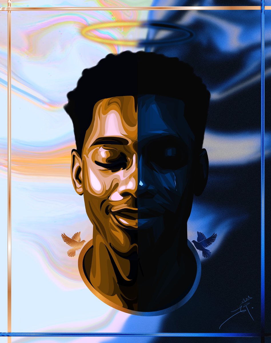 I poured what I couldn’t say into my art yet again!

New piece: ‘Somedays I’m okay, somedays I’m not…
