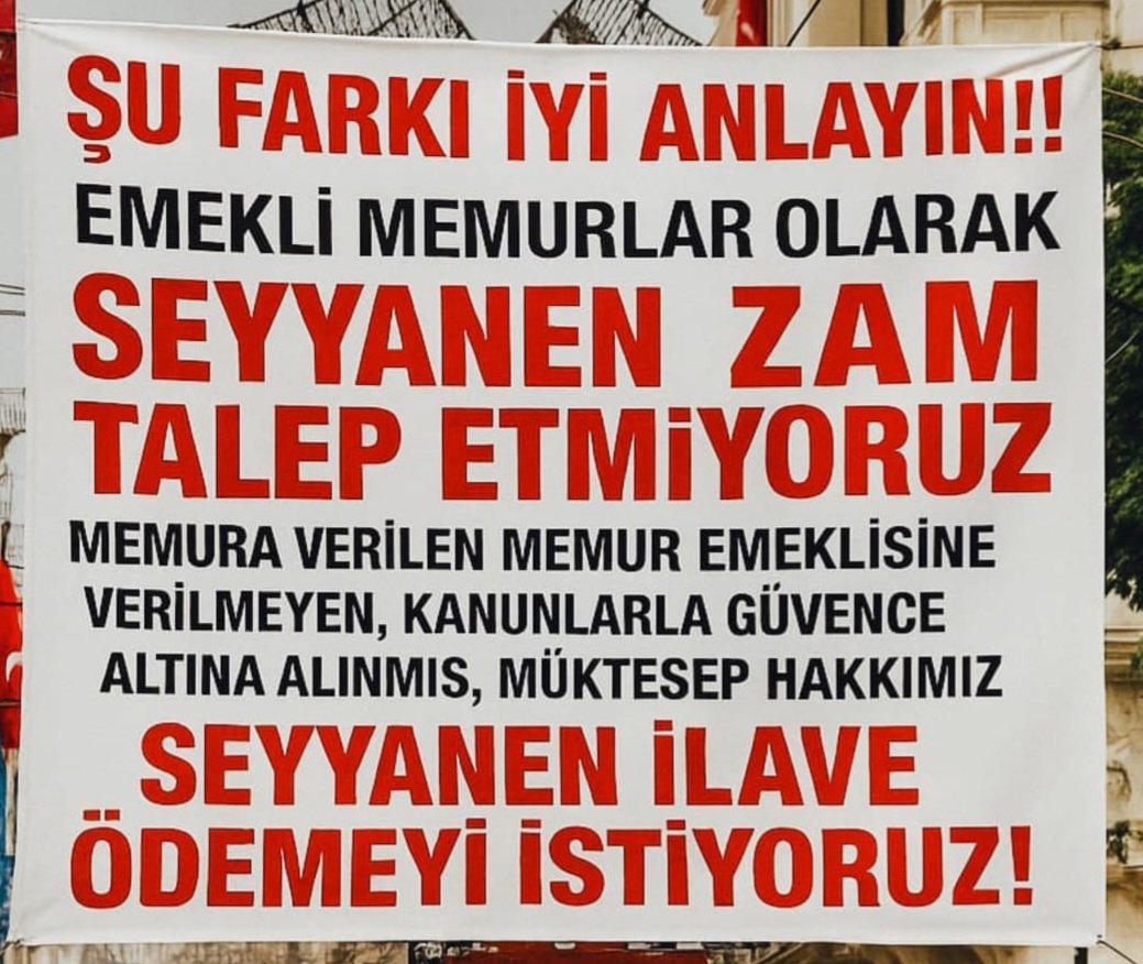 Zamlar yağmur gibi yağıyor ama maaşlar olduğu gibi duruyor, hükümet emekli memura  borcunu bile ödemiyor. Sürekli #MasalDinliyoruz.
#EmekliMemur'a 400 bin lira borcunuz var! 
#MemurEmeklisineAdalet istiyoruz, seyyanen alacağımızı ödeyin!
<a href="/RTErdogan/">Recep Tayyip Erdoğan</a> 
<a href="/_cevdetyilmaz/">Cevdet Yılmaz</a> 
<a href="/memetsimsek/">Mehmet Simsek</a>