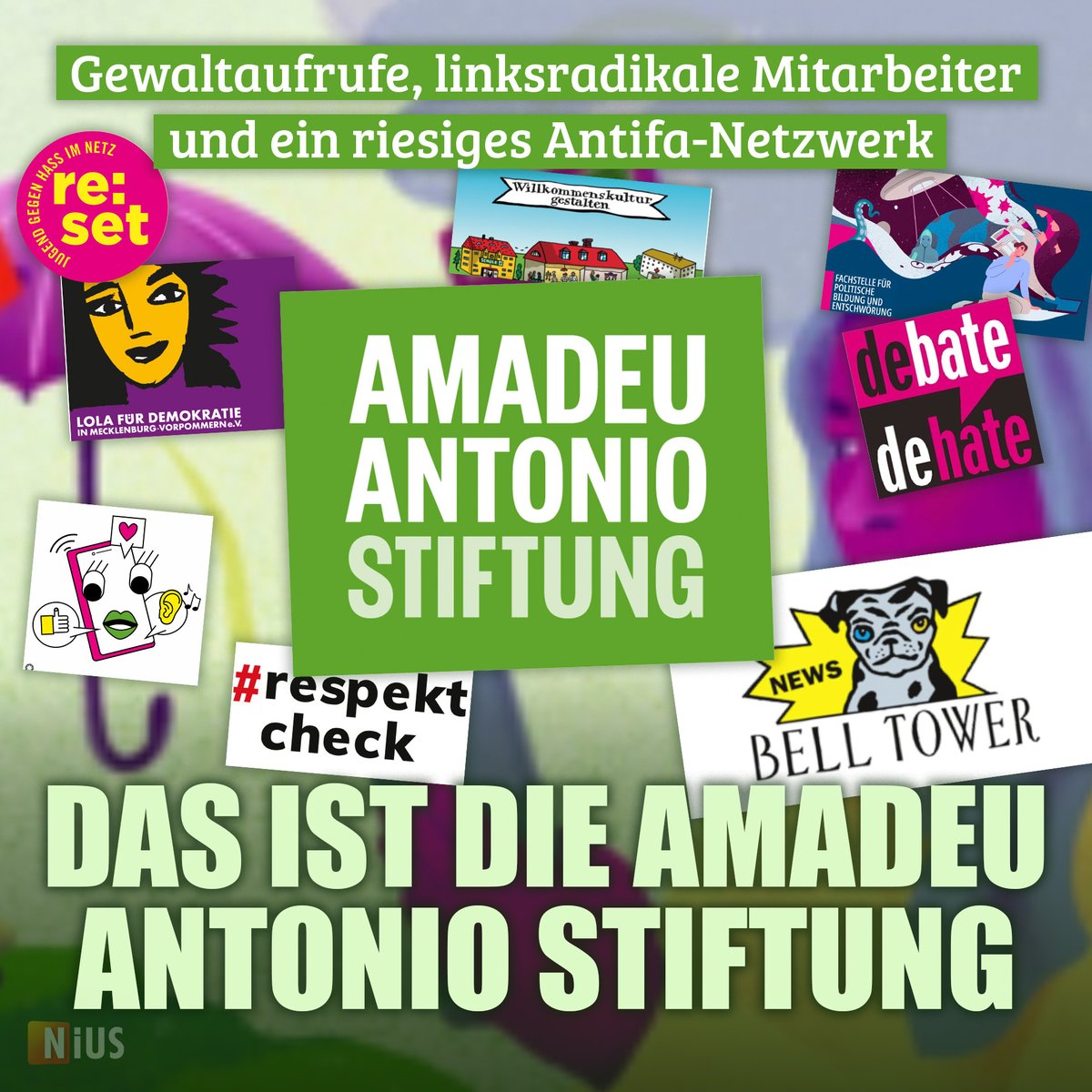 niusde_'s tweet image. Sie ist der dickste Fisch im NGO-Komplex und fördert mit einem Vorfeld aus Vereinen und Projekten Linke und deren radikale Strukturen: die Amadeu Antonio Stiftung. NIUS hat das Umfeld der Organisation unter die Lupe genommen und zieht ein beunruhigendes Fazit.…