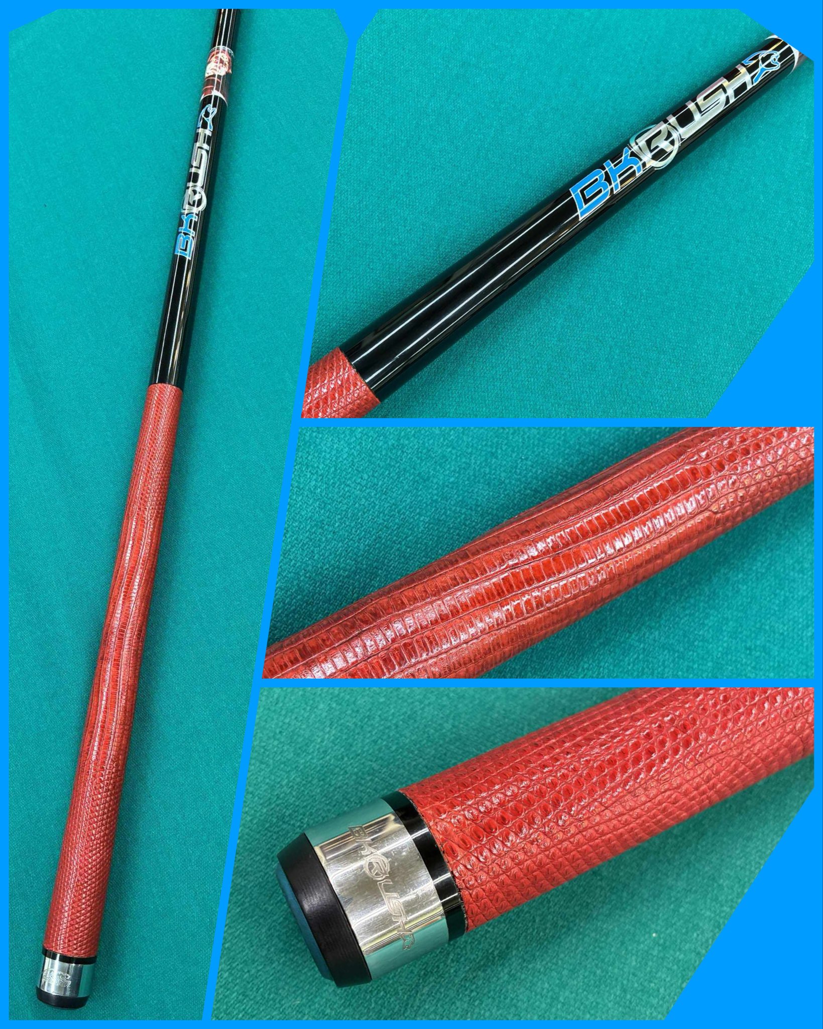 BK RUSH ビリヤードキュー レザーグリップ