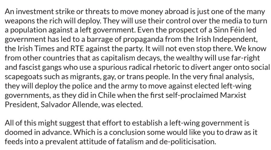 The Case for a Left Government - People Before Profit, 2023