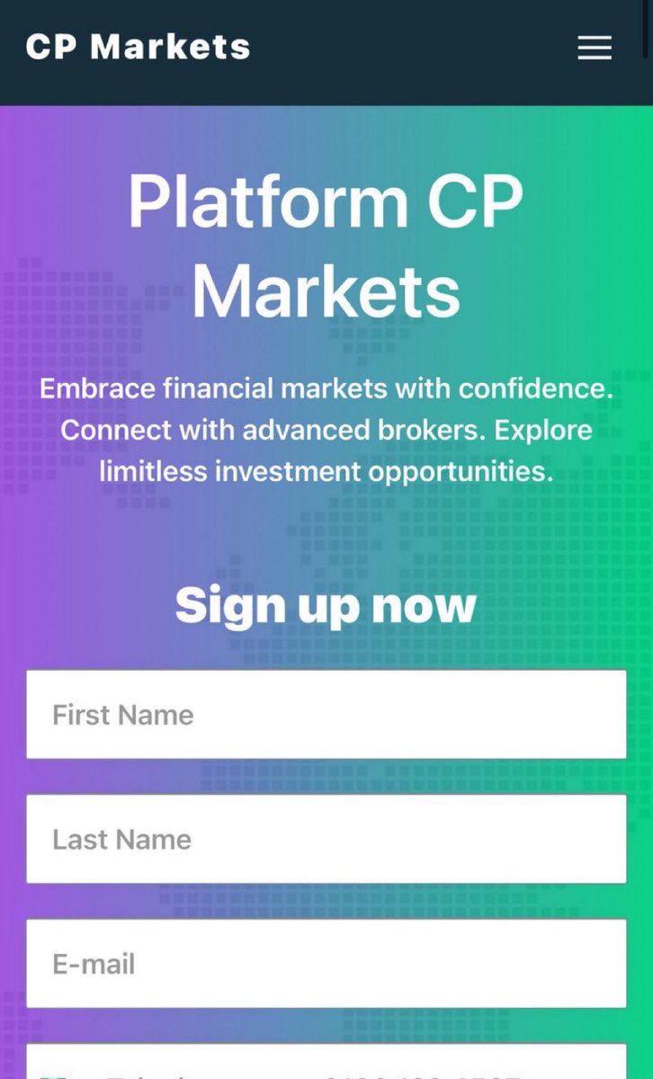 CFCJOJO7's tweet image. NOTICE !!
If you’ve been scammed by CP MARKETS
Send me a private message for help with retrieval.
Don’t deposit more !.
#CPMARKETS