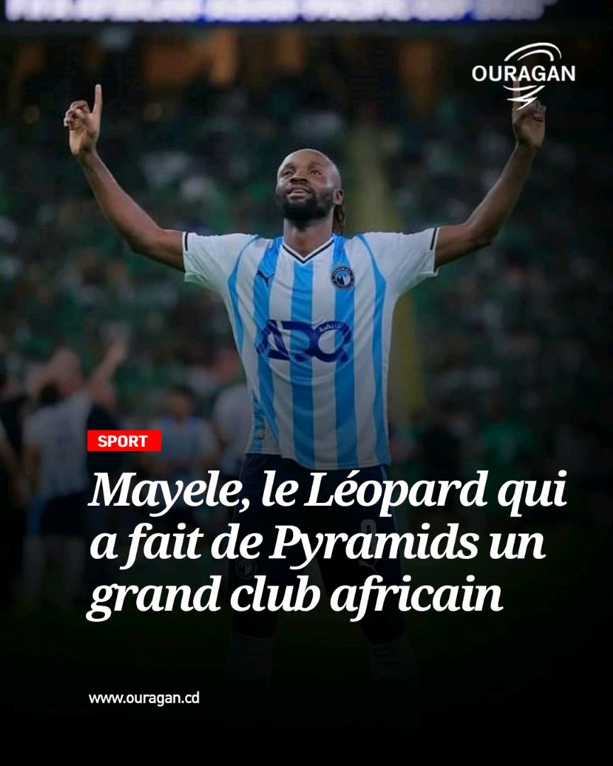 Il est 75e minute, le Caire, capitale de l’Égypte, retient son souffle. Une accélération, une feinte, une frappe sèche. Le filet tremble et la tribune explose. Fiston Kalala Mayele vient encore de frapper. Un but, un trophée, une légende qui s’écrit.
ouragan.cd/2025/10/mayele…