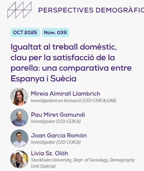 🆕Nou número de Perspectives Demogràfiques!
🧹💑 Aquest estudi compara Espanya i Suècia i revela com les dinàmiques familiars i de gènere impacten el benestar conjugal.
⏬ced.cat/PD/Perspective…
⏬ced.cat/PD/Perspective…
⏬ced.cat/PD/Perspective…
