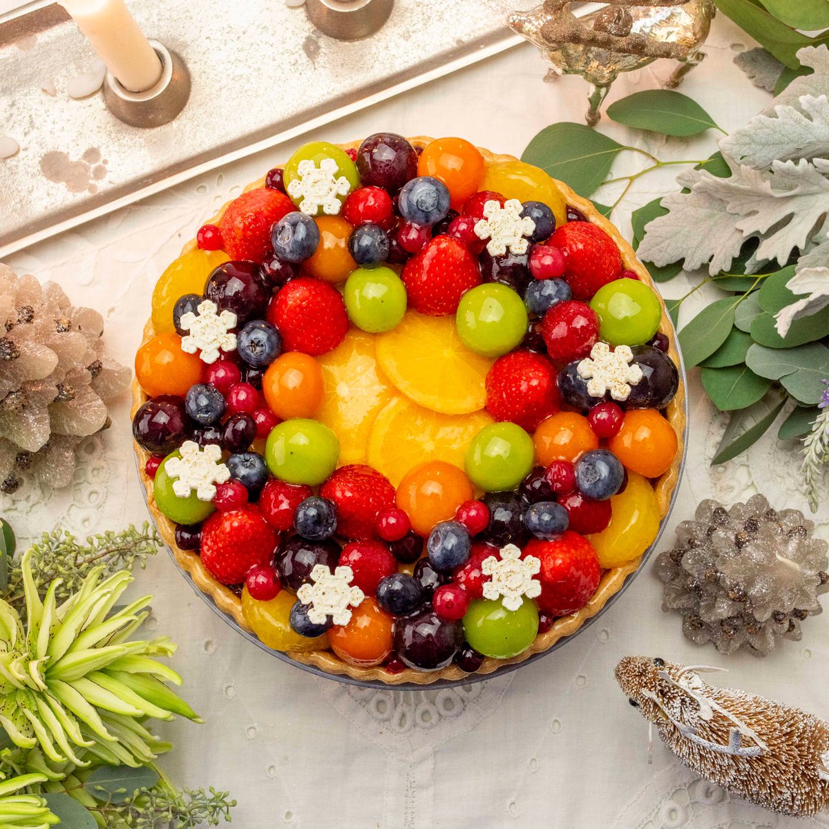Christmas Cake 2025🎄 「色とりどりのフルーツリースタルト