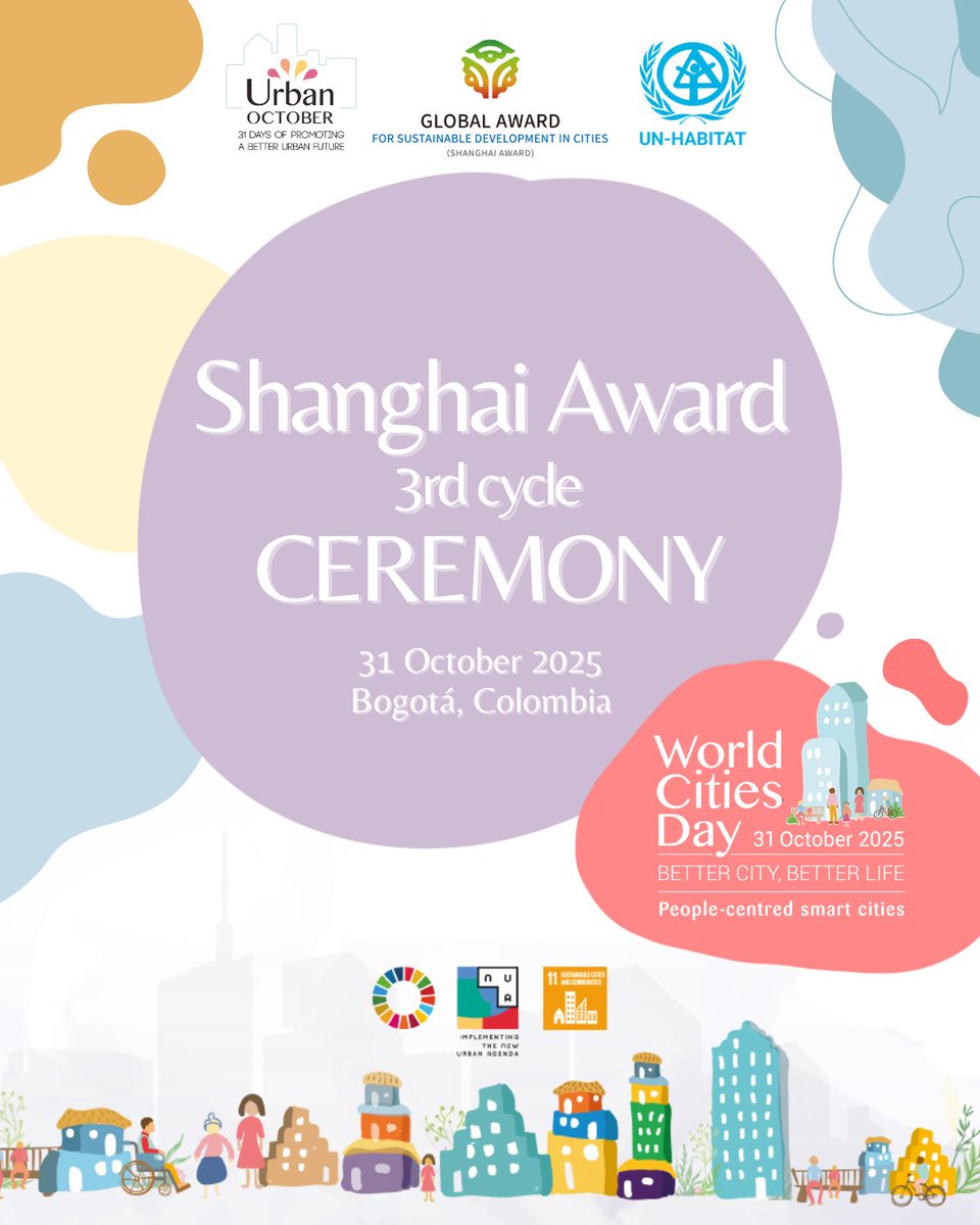 Global Award for Sustainable Development in Cities tweet media